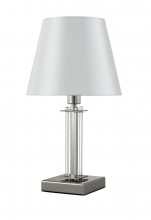 Настольная лампа NICOLAS LG1 NICKEL/WHITE